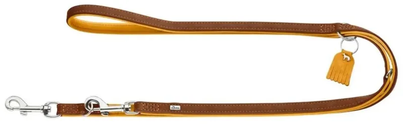 Verstelbare Hondenriem Lucca 200 cm x 2 cm van Hunter in Bruin – productfoto