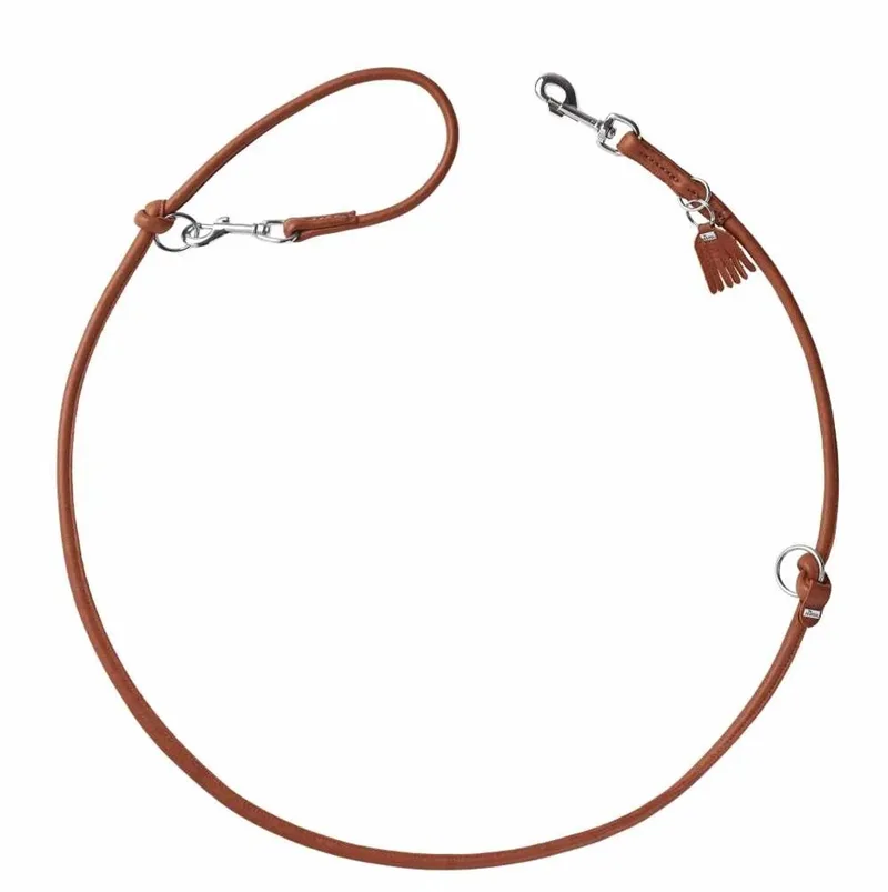 Verstelbare Hondenriem München 200 cm by Hunter in Cognac – product photo