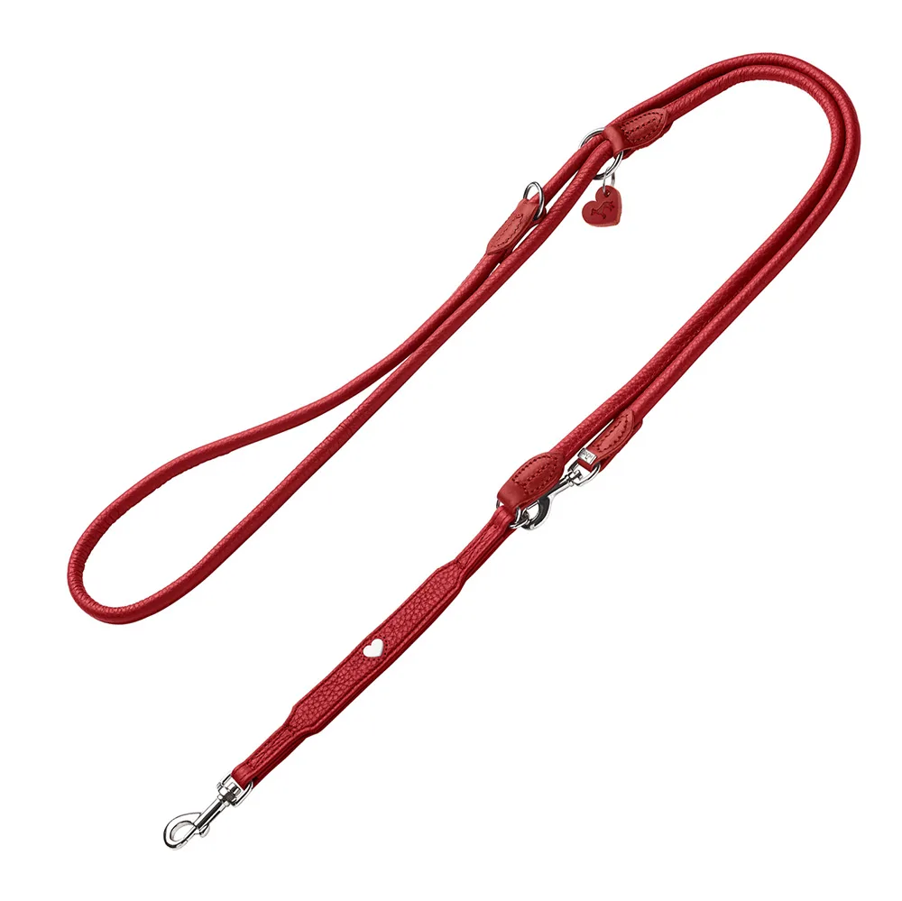 verstelbare looplijn Round & Soft Love 200cm x Ø 6 mm voor honden by Hunter – product photo