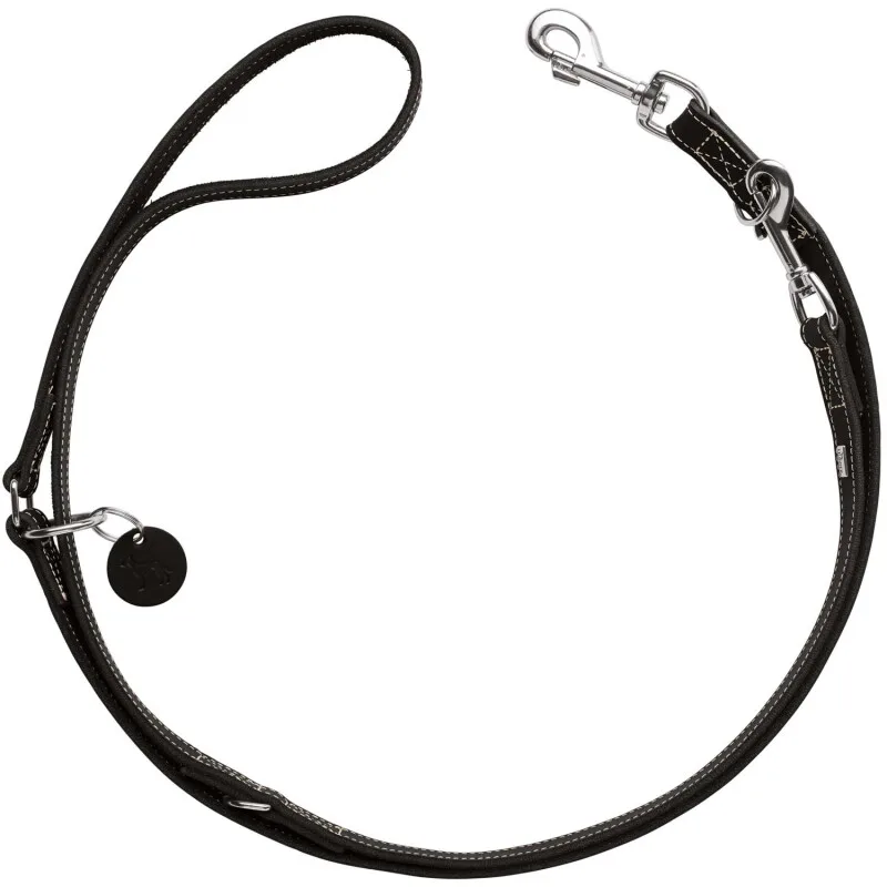 Verstellbare Führleine Aalborg 1 cm, 2 m von Hunter in Schwarz, Regular – Produktfoto