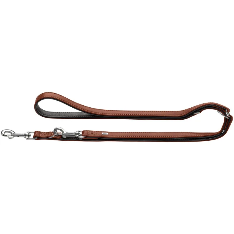 Verstellbare Führleine Canadian Up cognac 1,5 cm fra Hunter i Regular – produktbillede