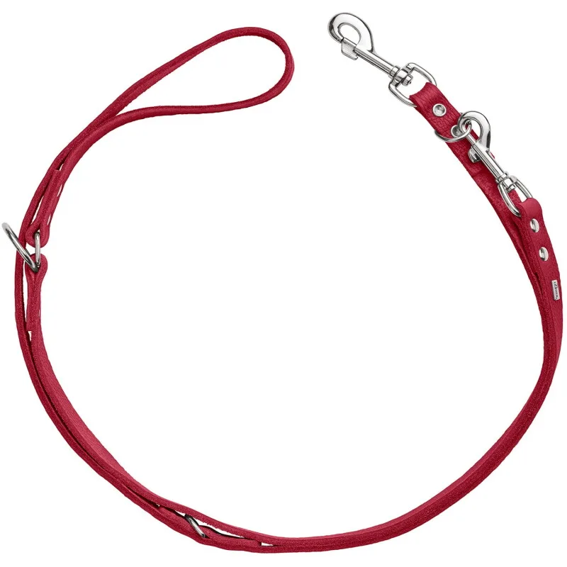Verstellbare Führleine Grenaa 2 m, 20 cm von Hunter in Rot, Regular – Produktfoto