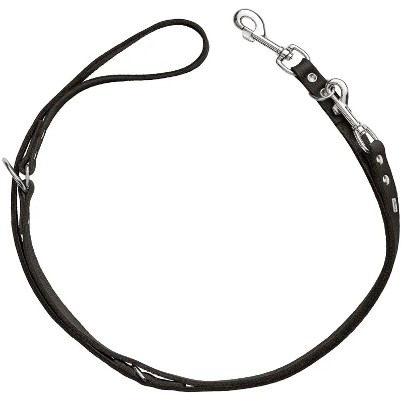 Verstellbare Führleine Grenaa 2 m, 20 cm von Hunter in Schwarz, Regular – Produktfoto