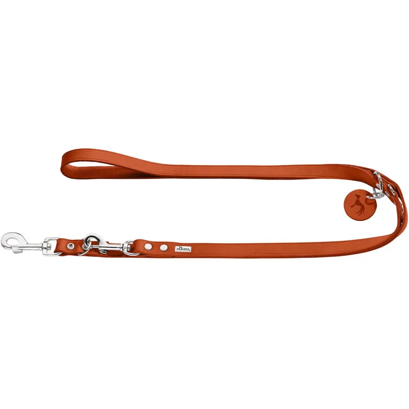 Verstellbare Führleine L-XL von Hunter in Orange, Regular – Produktfoto
