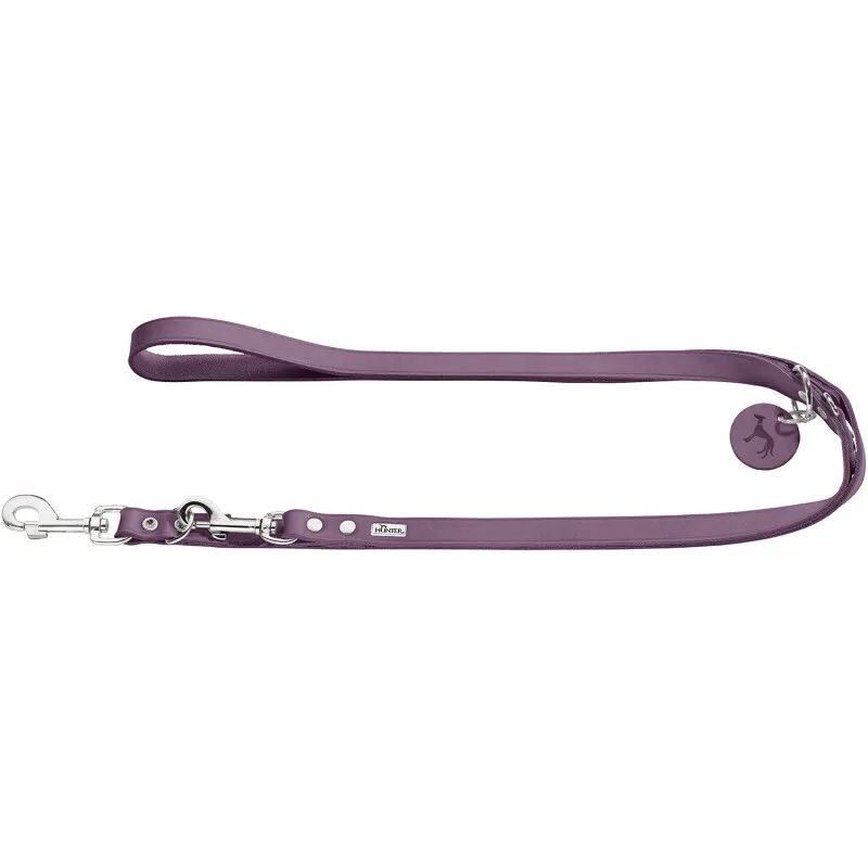 Verstellbare Führleine M-L de Hunter en Violet, Regular – photo produit