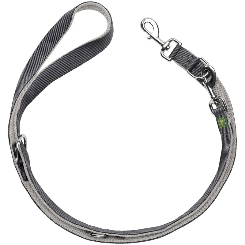 Verstellbare Führleine Maldon 2 cm by Hunter in Light grey, Regular – product photo