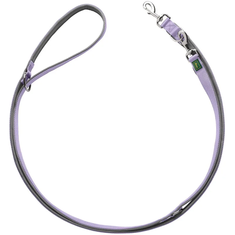 Verstellbare Führleine Neopren 1 cm, 2 m von Hunter in Lavendelfarbe, Regular – Produktfoto