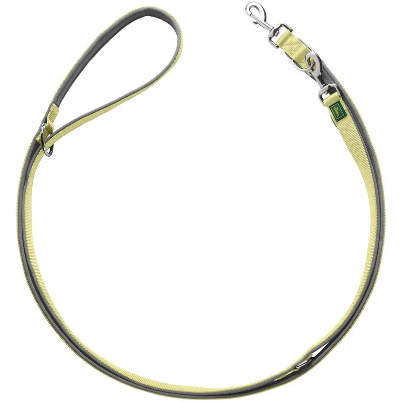 Verstellbare Führleine Neopren 1 cm, 2 m von Hunter in Hellgrün, Regular – Produktfoto