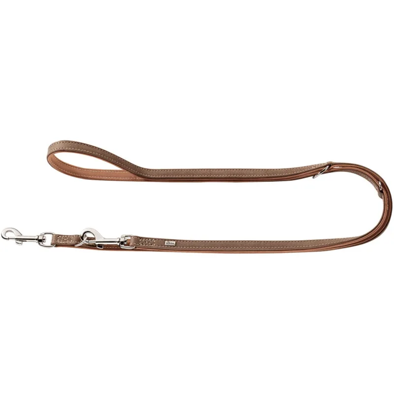 Verstellbare Führleine Porto L-XL von Hunter in Cognac, Regular – Produktfoto