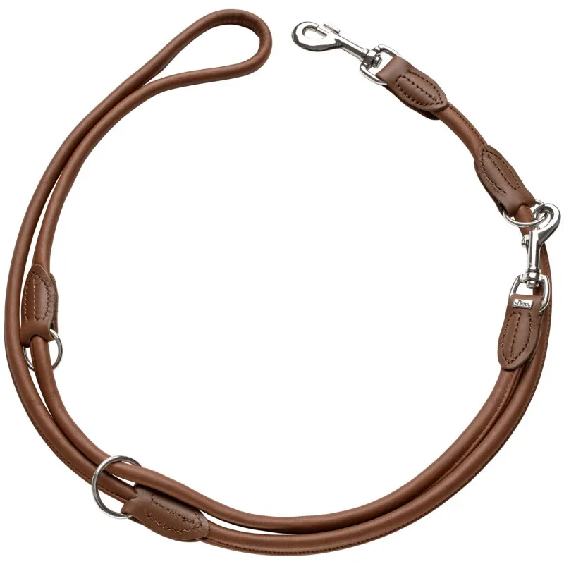 Verstellbare Führleine Round & Soft braun M-L från Hunter i Regular – produktbild