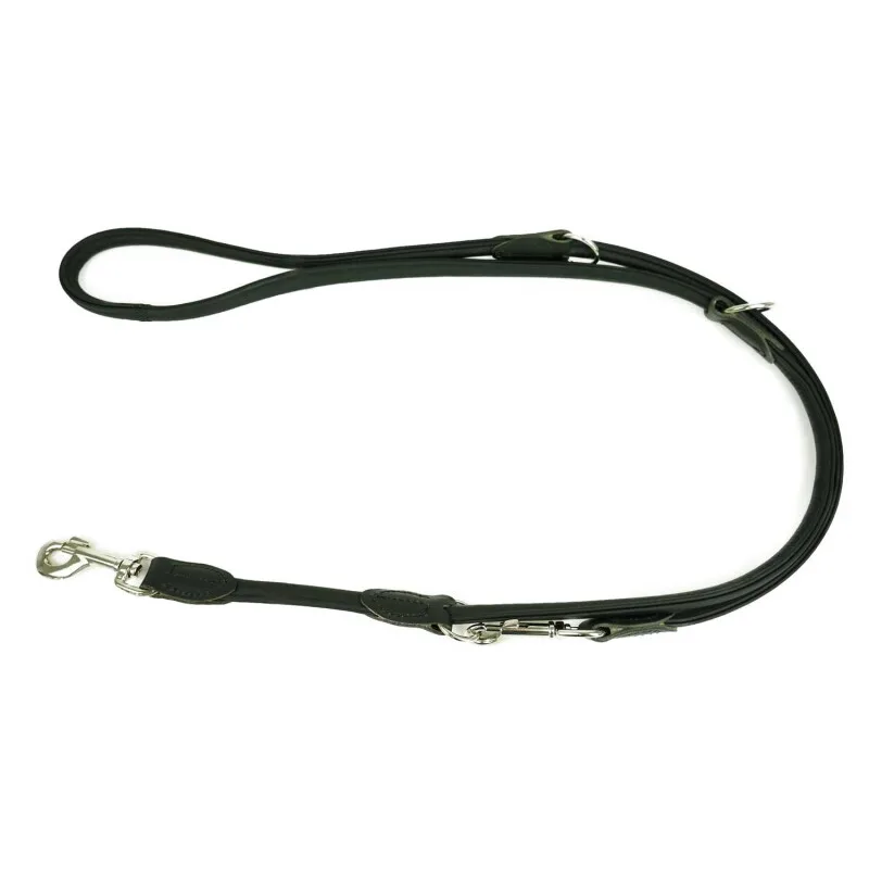 Verstellbare Führleine Round & Soft Breda S-L by Hunter in Black, Regular – product photo