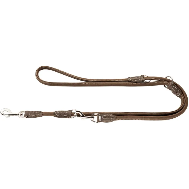 Verstellbare Führleine Round & Soft Hunting S-M von Hunter in Braun, Regular – Produktfoto
