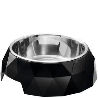 Voerbak voor honden Hunter Kimberley Melamine Roestvrij staal Driehoekig (22,5 x 22,5 x 4,5 cm) fra Hunter i Sort – produktbillede 2 af 2