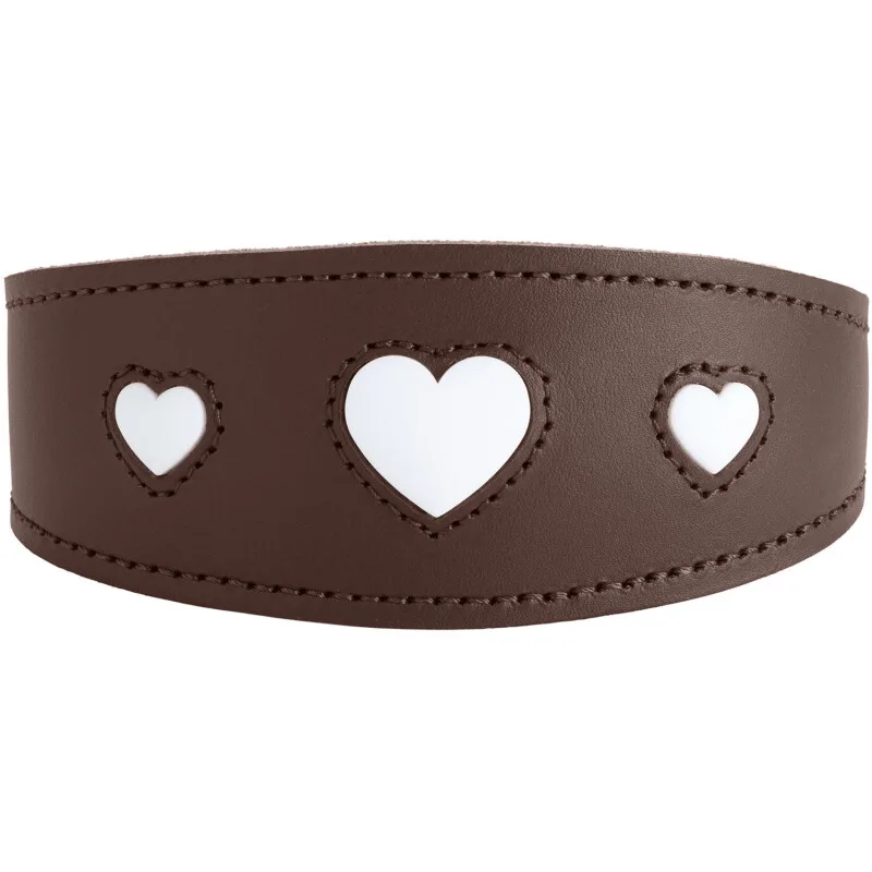 Windhundhalsband love XS-S von Hunter in Braun, Regular – Produktfoto