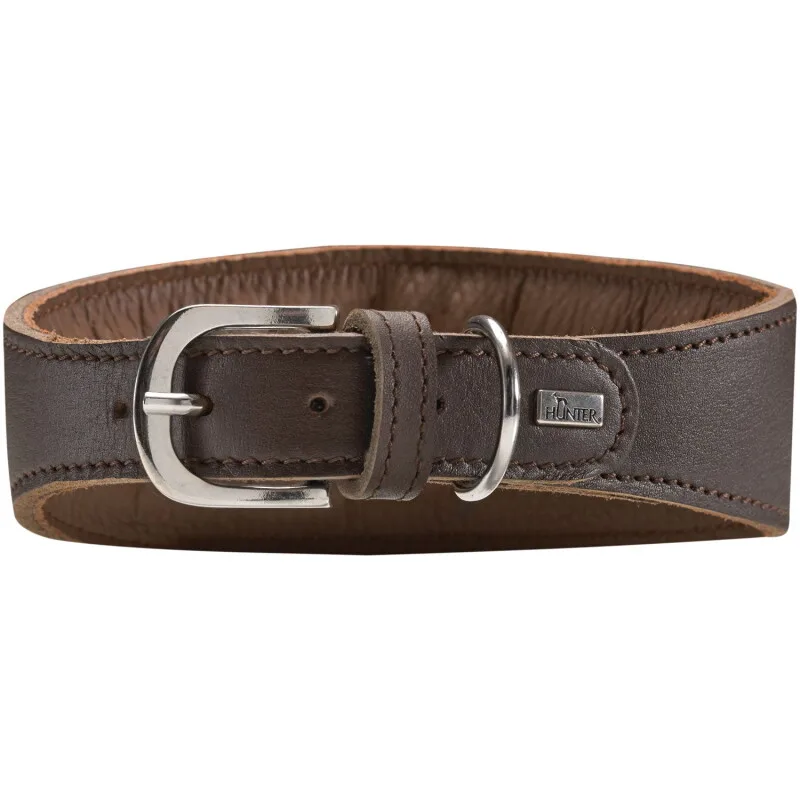 Windhundhalsband Super Soft dunkelbraun 32 cm von Hunter in Regular – Produktfoto