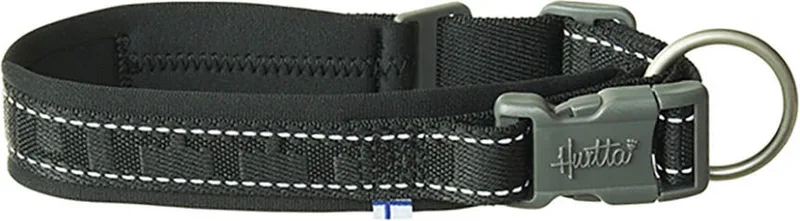 Casual Eco Raven - Halsband Voor Honden - Nekomtrek: 40-50 cm de Hurtta en Noir – photo produit