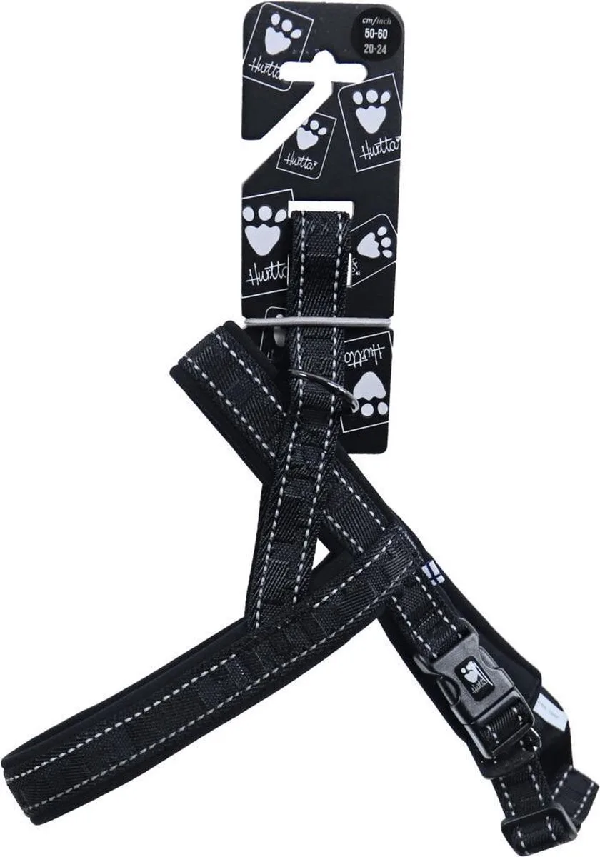Casual Harness Raven 60 cm van Hurtta in Zwart – productfoto