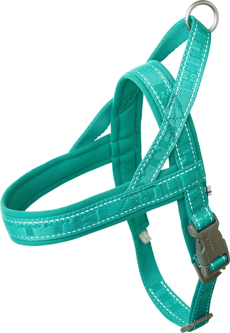 harness casual eco peacock 60-70cm by Hurtta in Turquoise – product photo