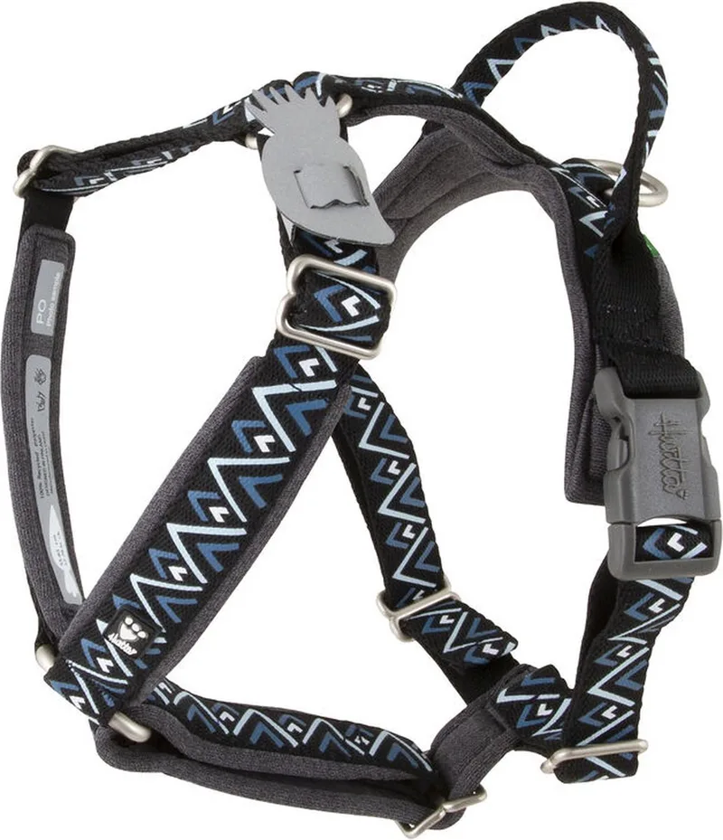 Razzle-Dazzle Y-harness Blackberry van Hurtta in Zwart – productfoto