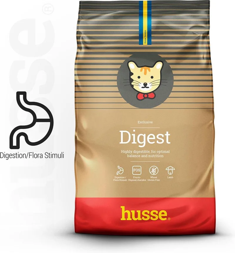 Digest Exclusive - Lam & Rijst - Kattenvoer -2 kg by Husse – product photo