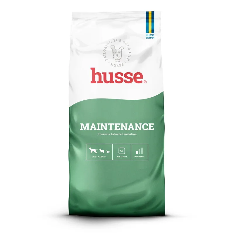 Essential Maintenance, 30 kg (2 x 15 kg) Premium Rezeptur für erwachsene Hunde von Husse in Regular – Produktfoto