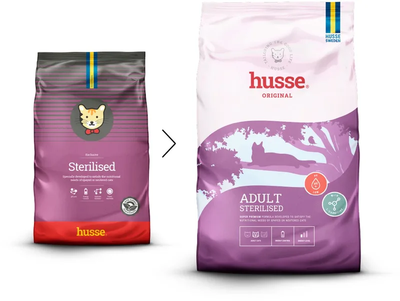 Exclusive Katt Sterilised - Kattenvoer Droog, Kattenvoeding Droog, Kattenbrokken - Gesteriliseerd & Gecastreerd - 7 kg von Husse – Produktfoto
