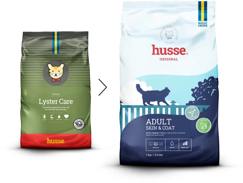 Exclusive Lyster Care - Kattenvoer Droog, Kattenbrokken Droogvoer, Kattenvoeding Dieetvoer - 2 kg de Husse – photo produit