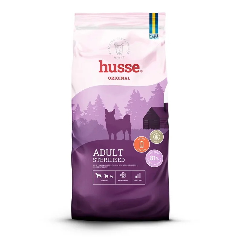 husse 24 kg (2 x 12 kg) Adult Sterilised Hund von Husse in Regular – Produktfoto