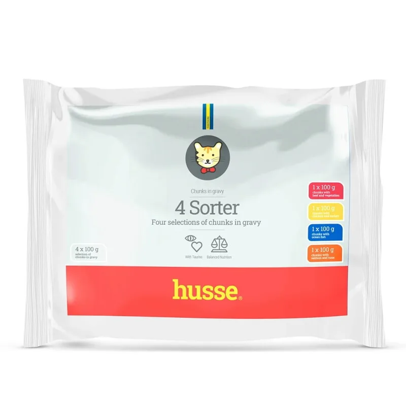 husse 4 SORTER 1 Box mit 13 Packungen von Husse in Regular – Produktfoto