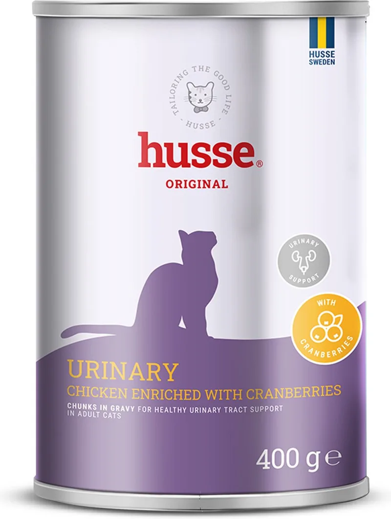 Katt Urinary - Blaasgruis, Kattenvoer natvoer, 12x395g natvoer - Kattenvoeding 100% Natuurlijk de Husse – photo produit