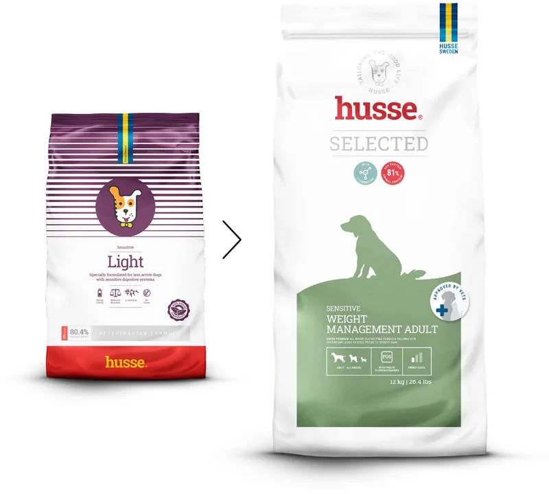 Light Sensitive - Hypoallergeen Hondenvoer, Hondenvoeding Droog, Hondenbrokken Hypoallergenic - 12 kg von Husse – Produktfoto