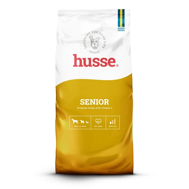 Senior 30 kg Premium-Rezept zur Mobilitätsunterstützung bei älteren Hunden von Husse in Regular – Produktfoto