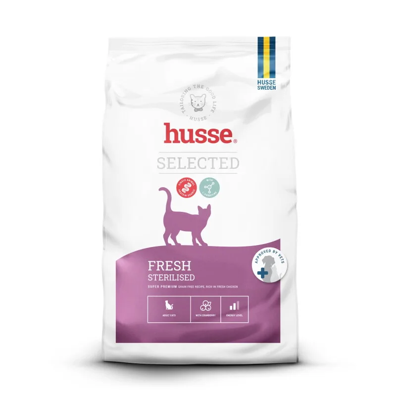Sterilised Huhn & Mais 10 kg von Husse in Regular – Produktfoto