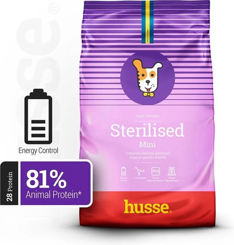 Sterilised Mini - Hondenvoer - 3 x 2 kg by Husse – product photo