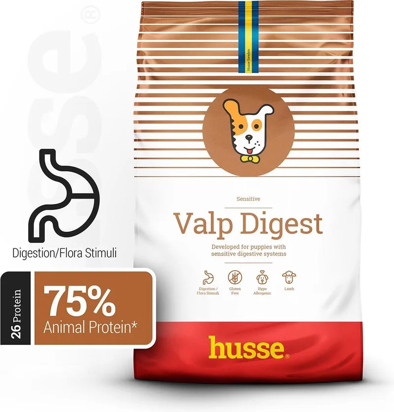 Valp Lam en Rijst - Puppyvoer Droogvoer, Puppy Voer, Hondenvoer Droog, Hondenbrokken Junior - 7 kg de Husse – photo produit