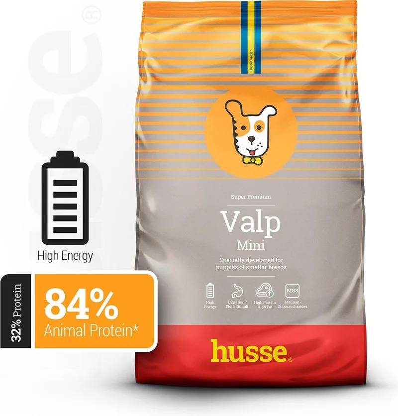 Valp Mini - Puppyvoer Droogvoer, Puppy Voer, Hondenvoer Droog, Hondenbrokken Junior - 7 kg de Husse – photo produit