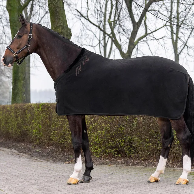Fleecedeken Nena Zwart