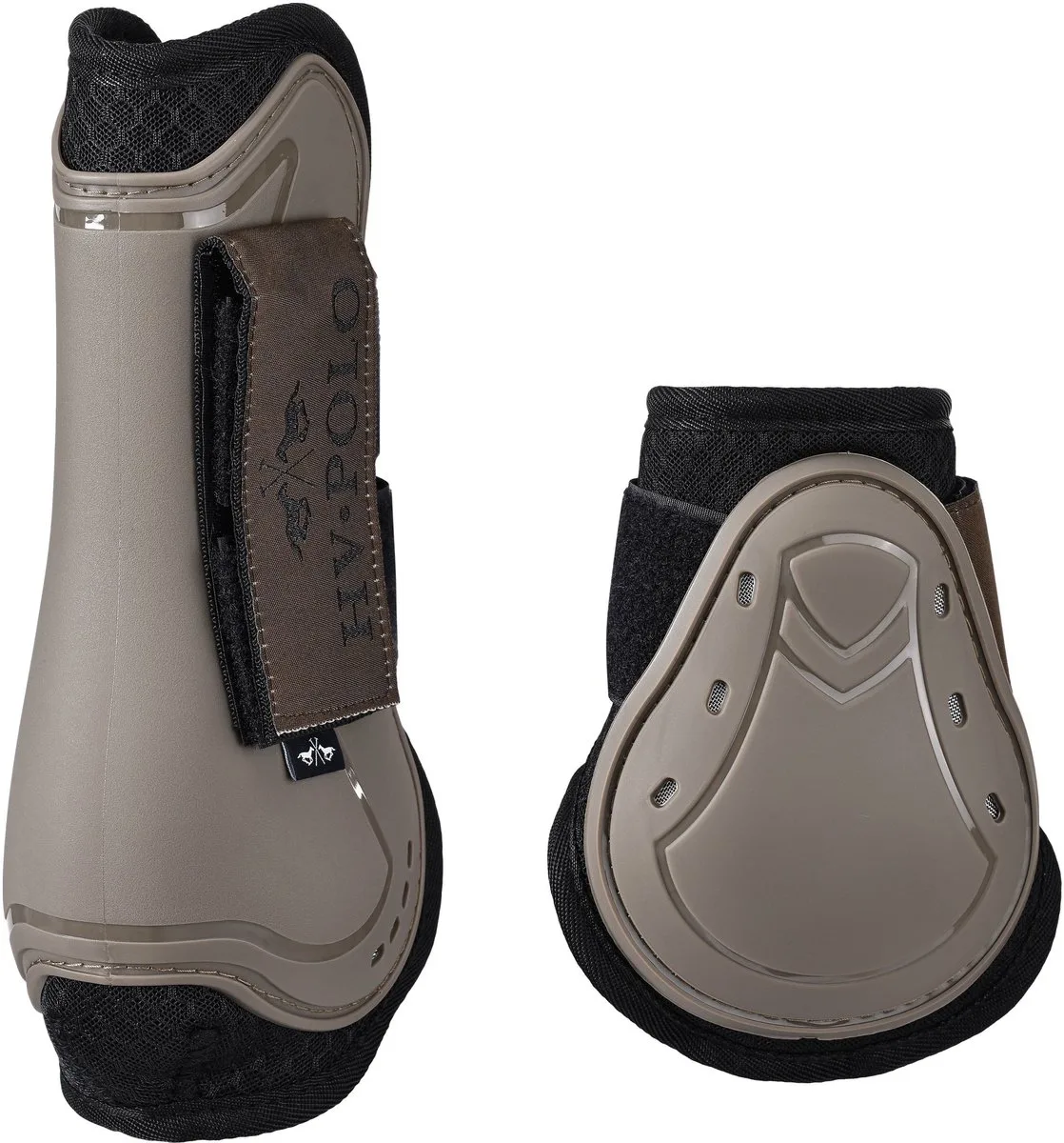 Gesloten voorkleur en beenbeschermers voor paarden HV Polo Classic by HV Polo in Stro – product photo
