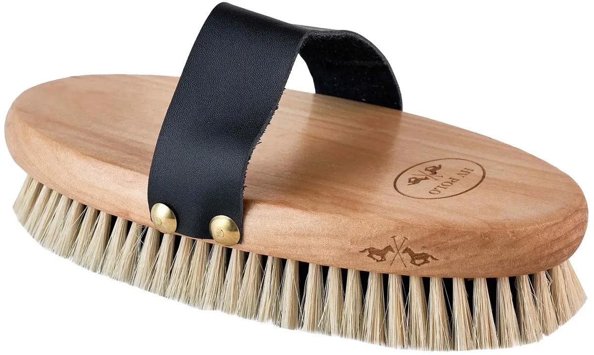 Middelgrote borstel HV Polo Natural de HV Polo en Marron – photo produit