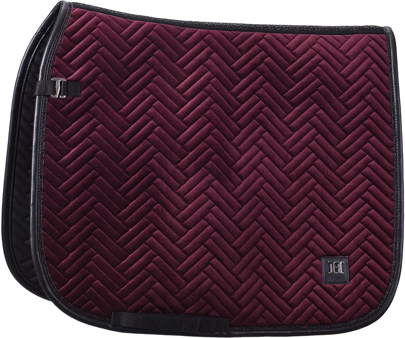 Zadeldek Hv Polo Hvpluxury Dressuur by HV Polo in Donkerrood – product photo