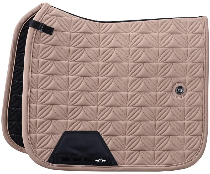 Zadeldek HVPElisa Dressuur - Maat Full Dressuur by HV Polo in Tan – product photo