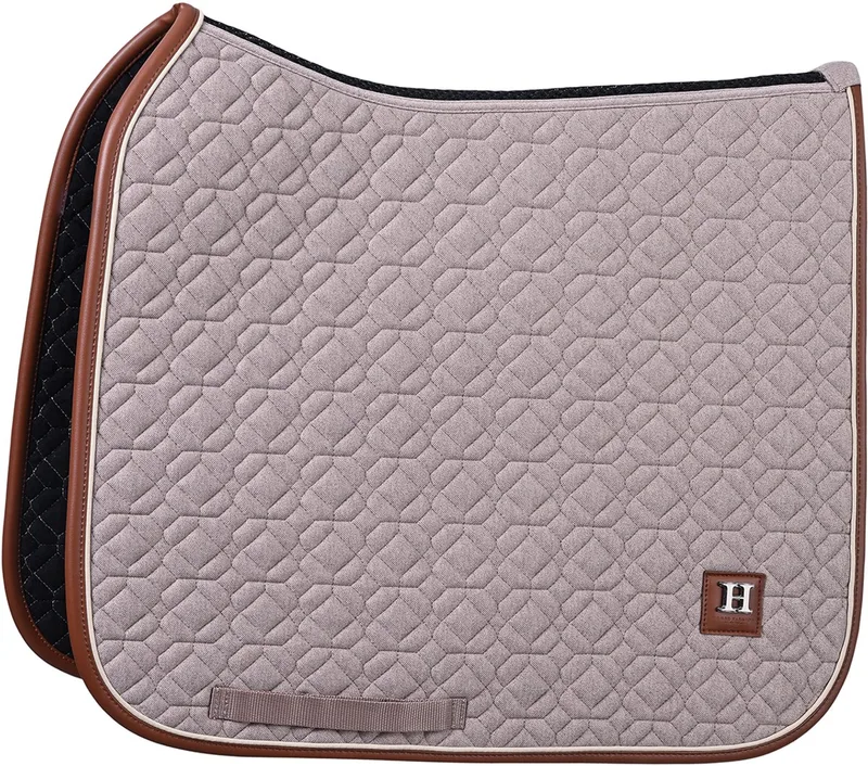 Zadeldek HVPLuxi Dressuur - Maat Full Dressuur by HV Polo in Espresso – product photo