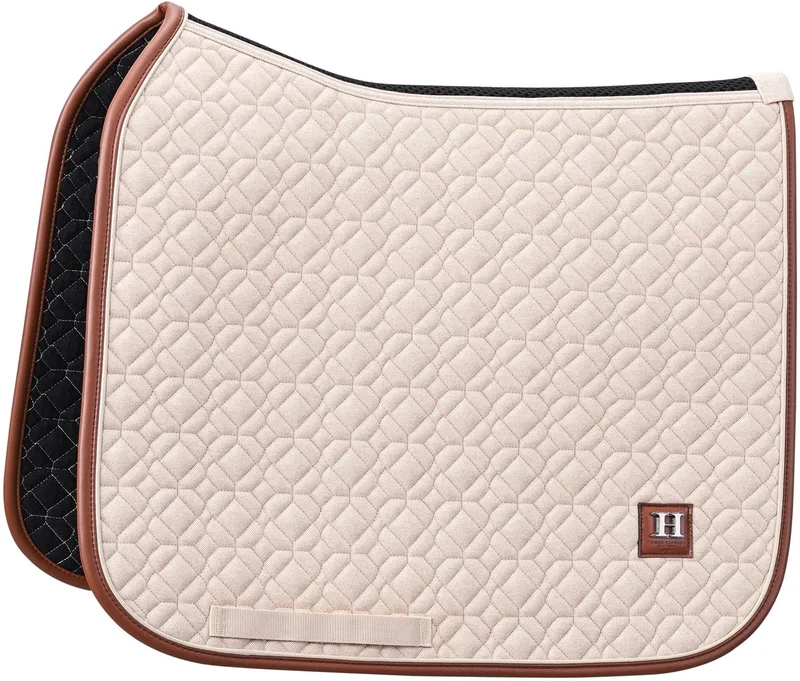 Zadeldek HVPLuxi Dressuur - Maat Full Dressuur by HV Polo in Tan – product photo