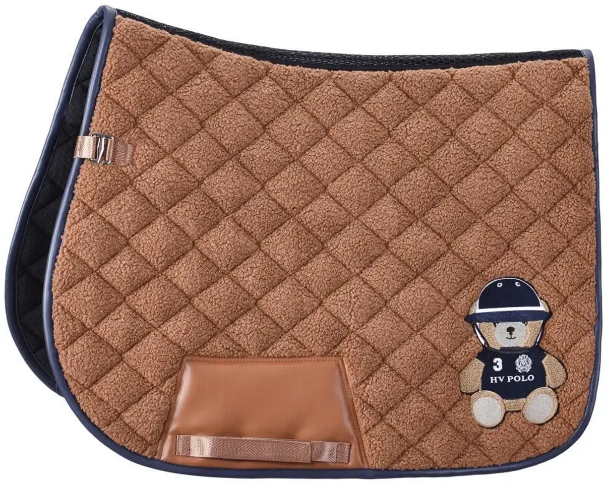 Zadeldek voor paarden HV Polo Teddy GP by HV Polo in Kameel – product photo