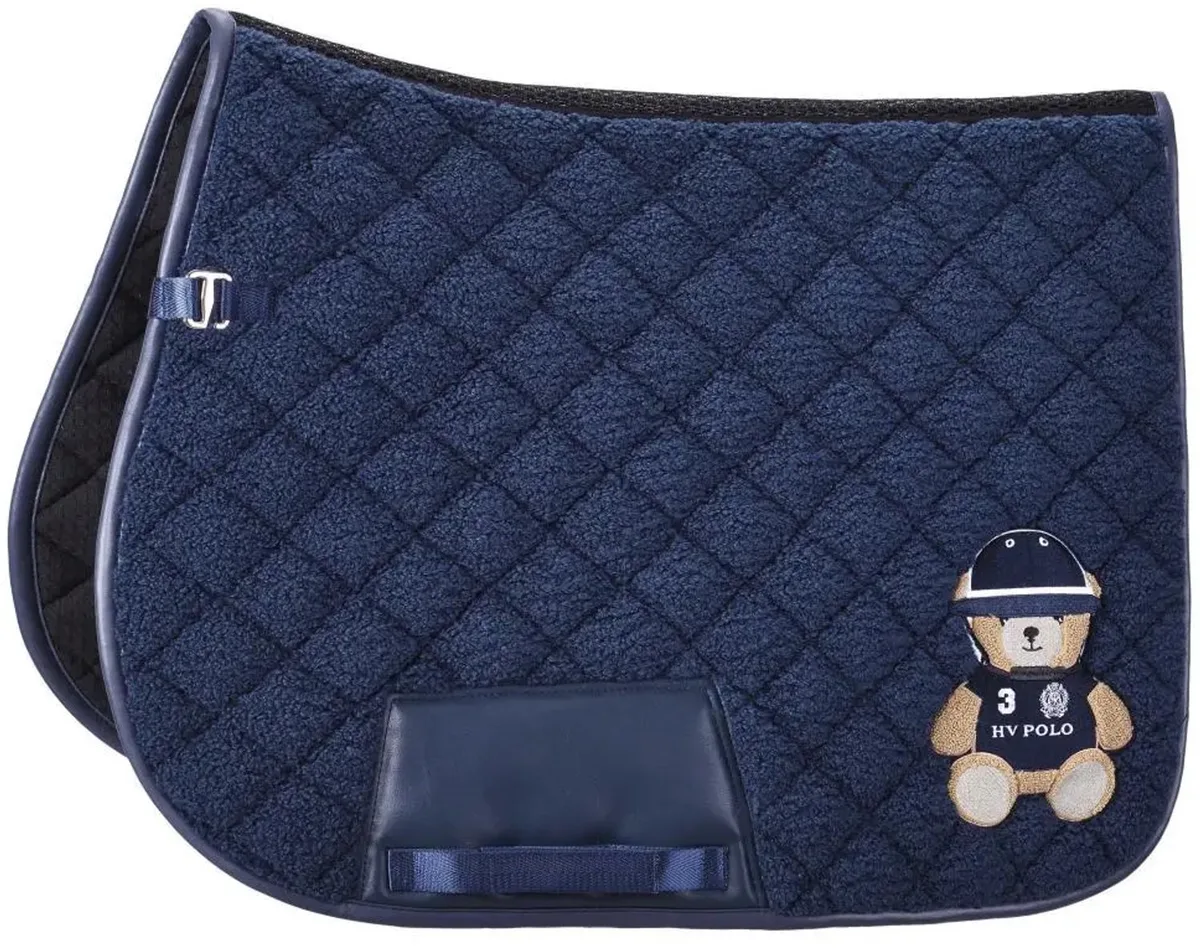 Zadeldek voor paarden HV Polo Teddy GP by HV Polo in Marine – product photo