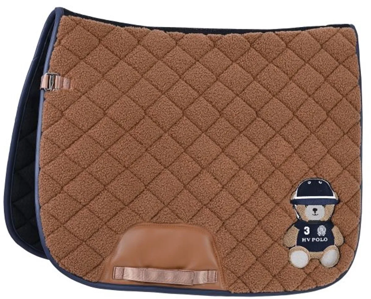 Zadeldekje HVPPolo teddy de HV Polo en Camel – photo produit