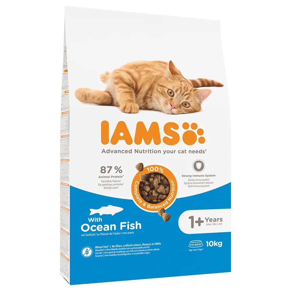 10kg Iams Cat Adult Zeevis Kattenvoer by IAMS – product photo
