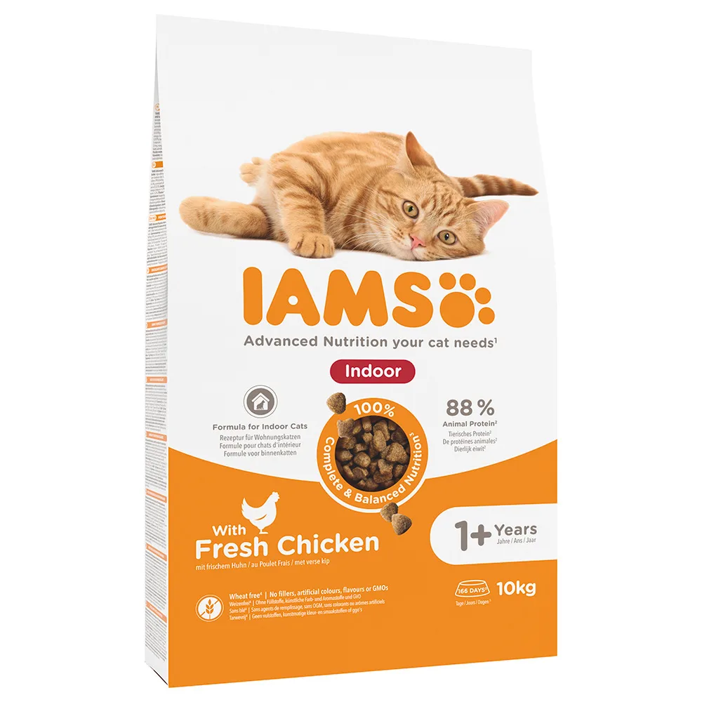 2x10kg Cat Adult Indoor Kip IAMS Kattenvoer by IAMS – product photo