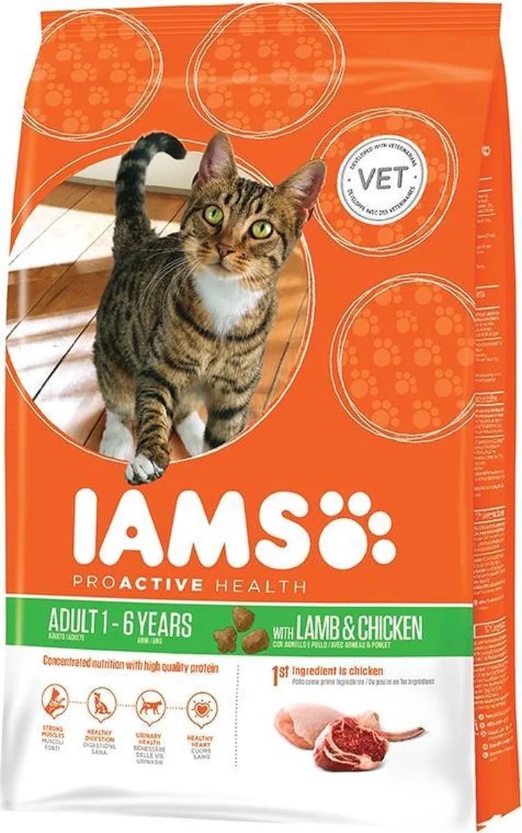 Adult Lam - Kattenvoer - 1.5 kg de IAMS – photo produit