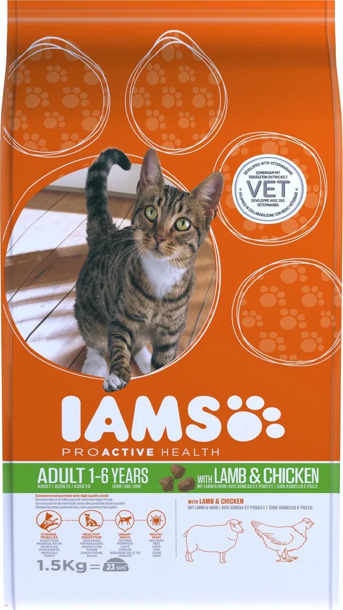 Cat Adult - Lamb - 1,5 kg von IAMS – Produktfoto